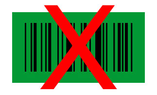 Barcode schwarz gruen
