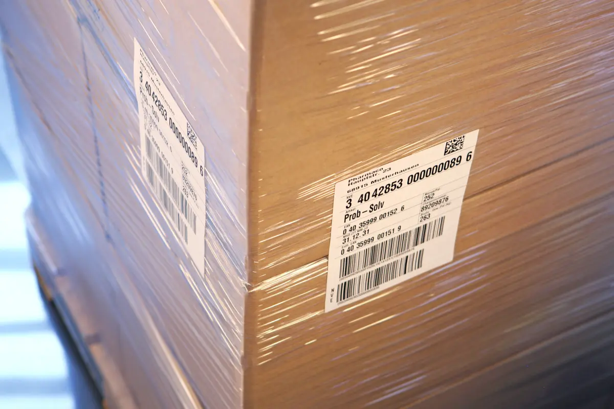 Legi-Air AP182 GS1 konforme Palettenetikettierung (c) Bluhm Systeme