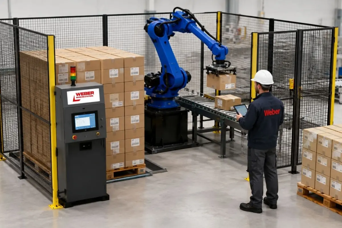 palettisation de fin de ligne robotisée