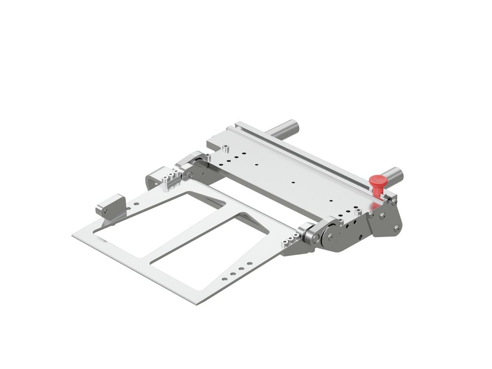 Wipe-on afgiftelepel, pendelend type