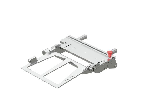 Wipe-on afgiftelepel, pendelend type