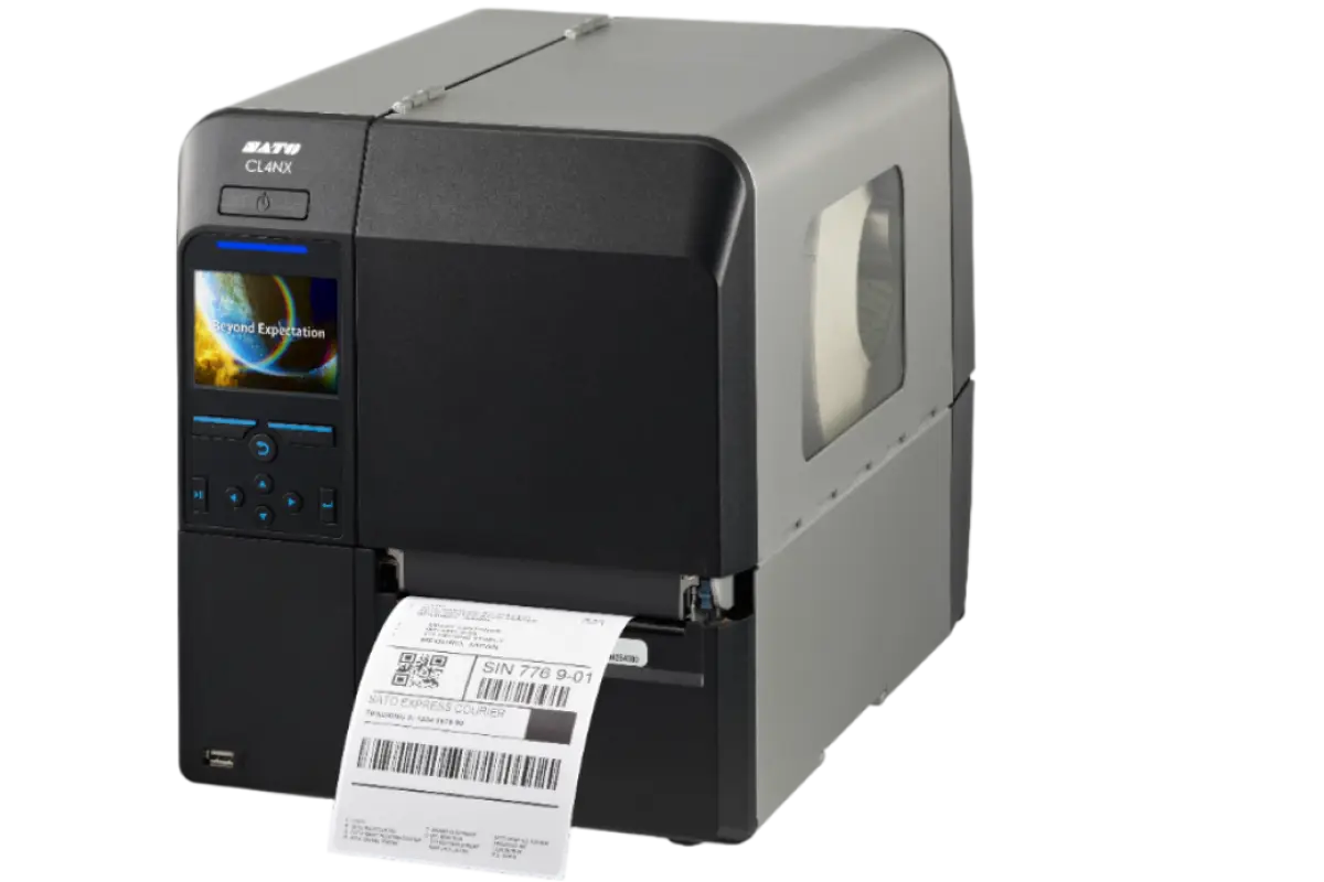 Sato CL4NX with label