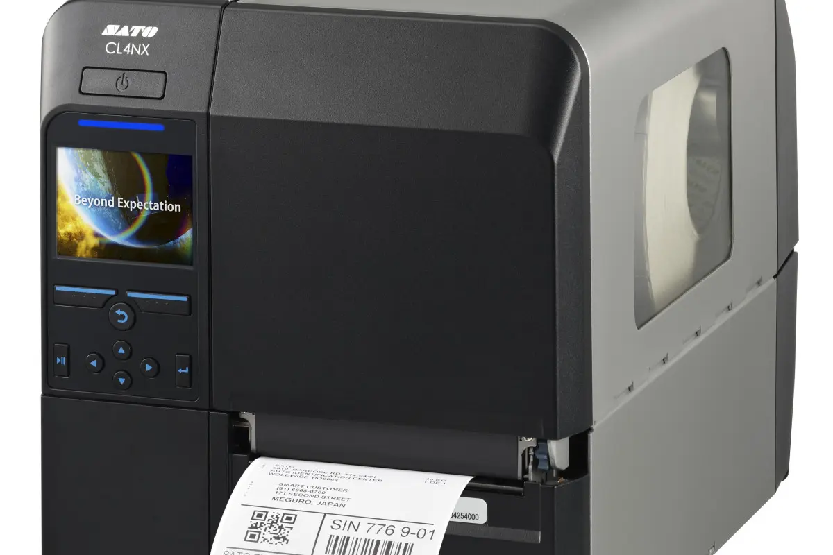 Sato CL4NX with label